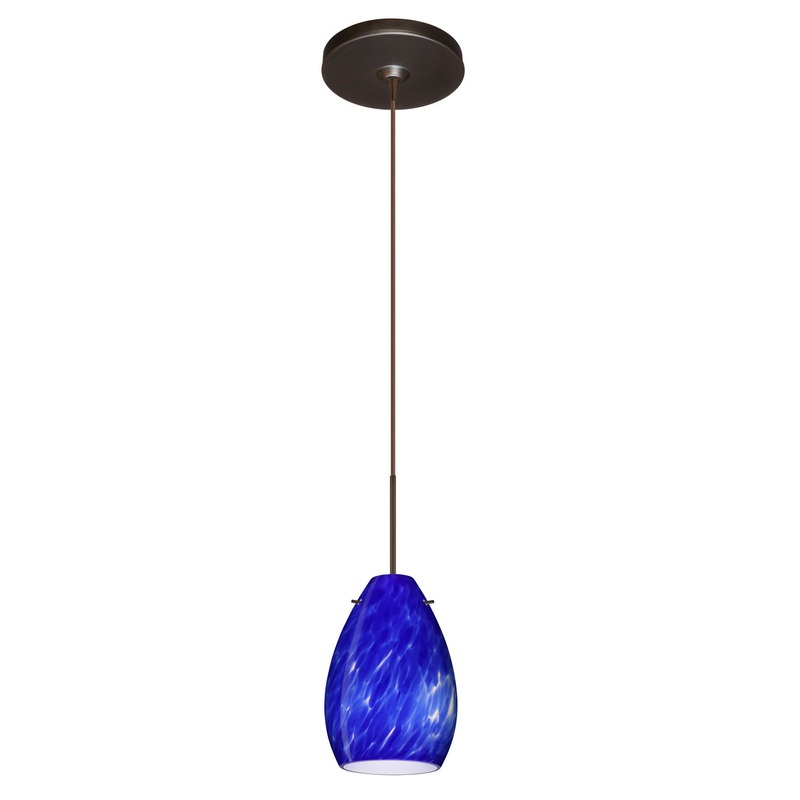 Besa 1XP-171386-BR Pera One Light Pendant Bronze (Discontinued)