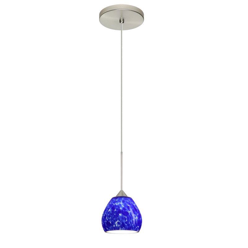 Besa 1XT-560586-SN Tay Tay One Light Pendant Satin Nickel (Discontinued)