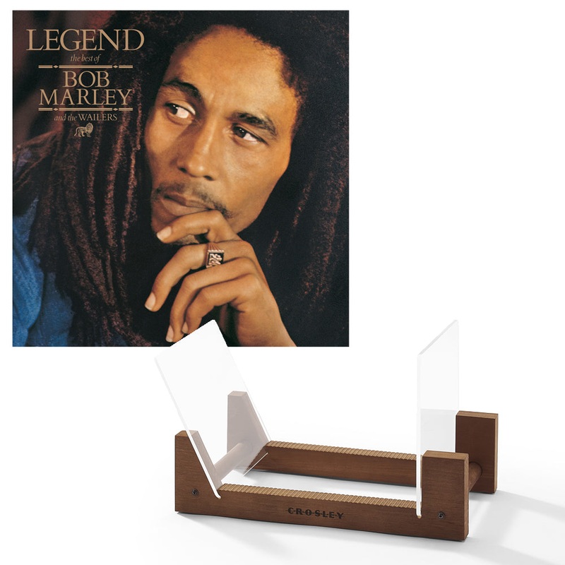Bob Marley – Legend – Vinyl Album & Crosley Record Storage Display Stand