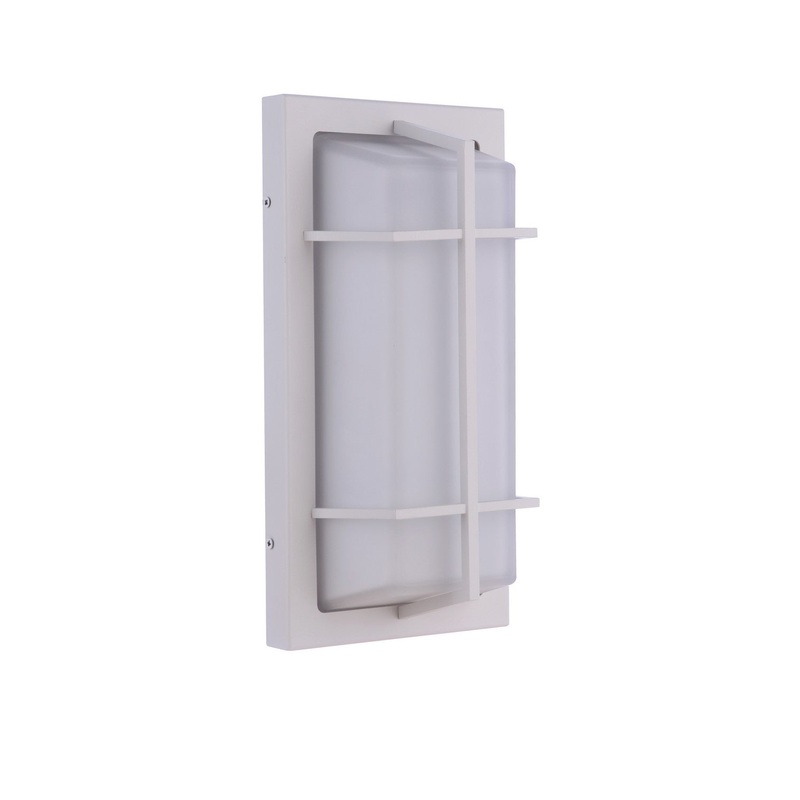 Craftmade ZA6112-TW Bulkhead Rectangular Two Light Outdoor Bulkhead Textured White