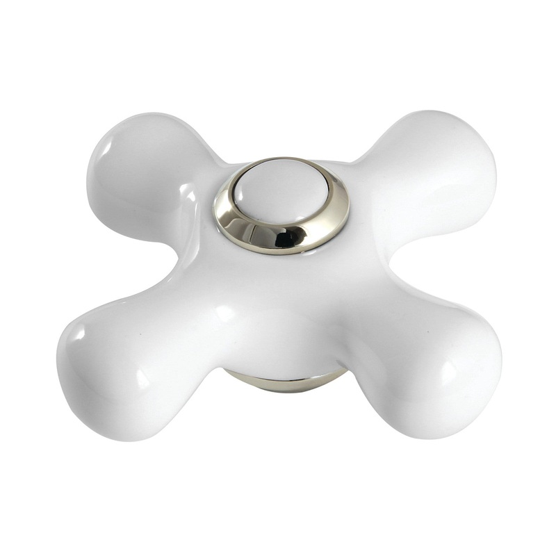 KSDH23665PX Brass Cross Diverter Handle, Polished Nickel
