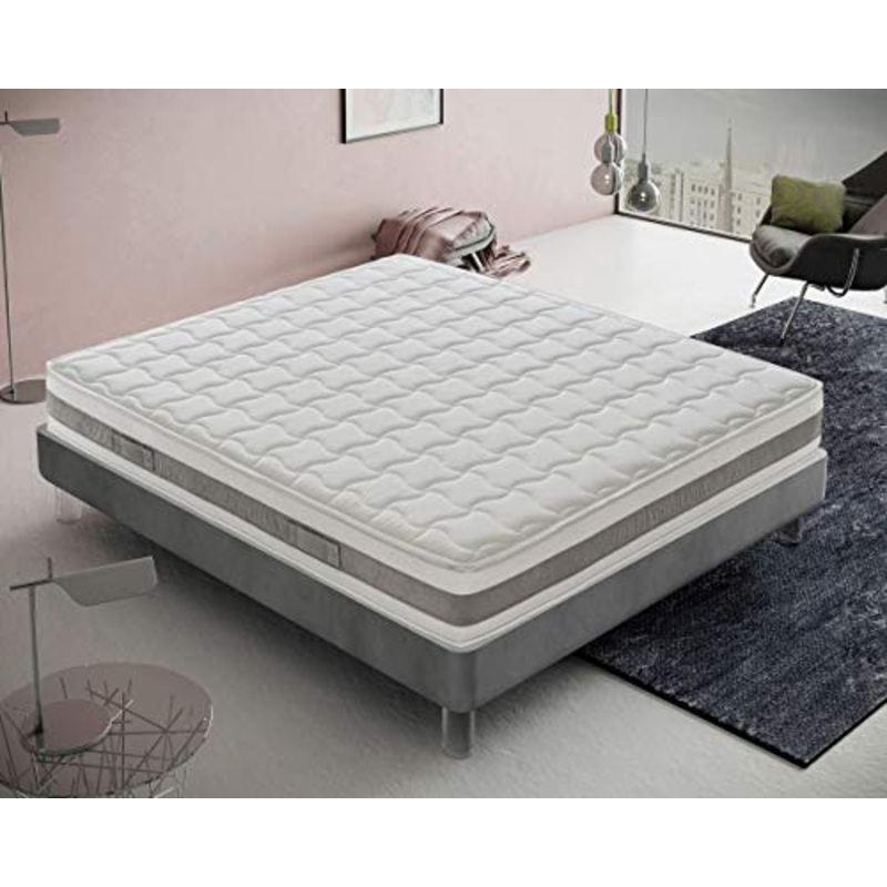 Materassiedoghe – Materasso Piazza e Mezza in Lattice SFODERABILE Alto 21 cm – Rigidit H2 Medio 7 Zone 100% Lattice Ergonomico Antiacaro Traspirante 100% Made in Italy – 120×190