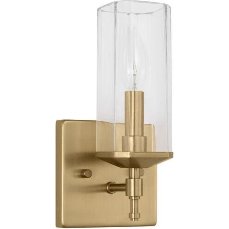 Weiss One Light Wall / Bath Satin Brass