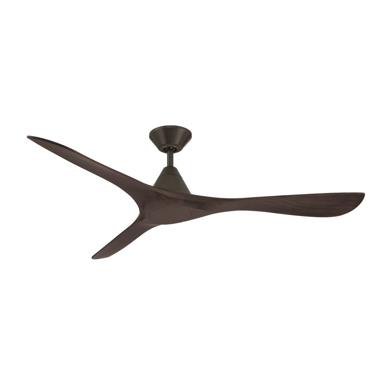 60″Ceiling Fan from the Carve Collection in Bronze/Dark Walnut Finish by Modern Forms Fans