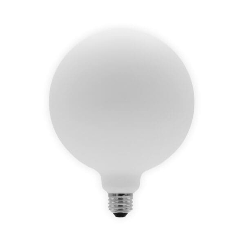8.0W/ G50 Globe Shape, E26 Base, Warm To Dim Filament Bulb W/ Porcelain White Finish, Input Voltage 120V Ac, 8.0W/680 Lumens, Cri 96.5, Cct 1800-2700K LED Miniature Lamp by Emery Allen