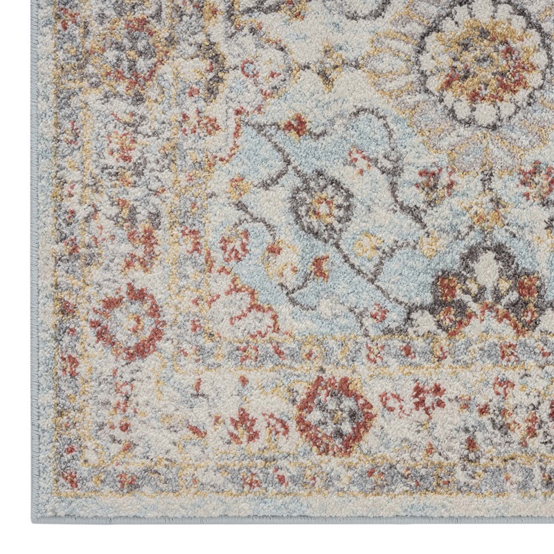 Asher Country Rug – Blue – 80×150