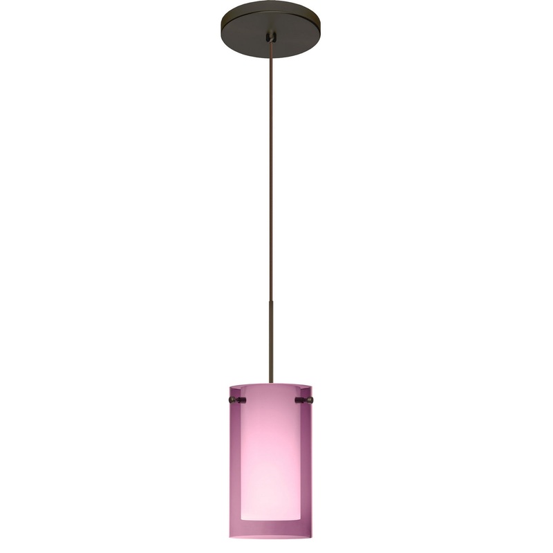 Besa 1XT-A44007-BR Pahu One Light Pendant Bronze