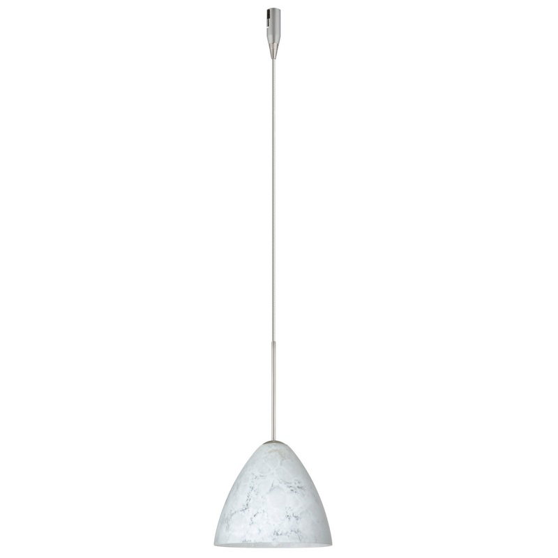 Besa RXP-177919-SN Mia One Light Pendant Satin Nickel