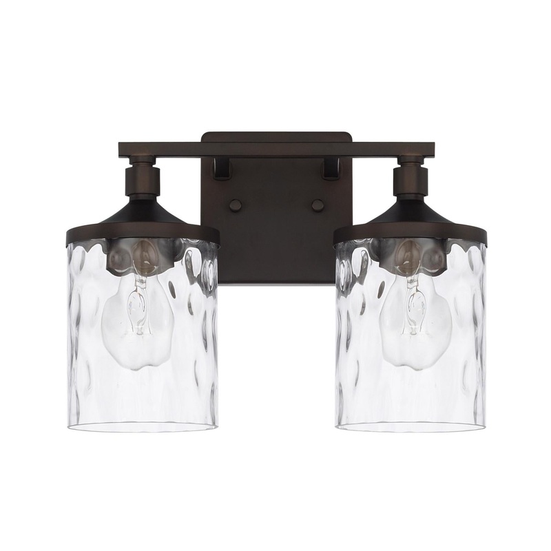 Capital Lighting 128821BZ-451 Colton 2 Light Vanity Bronze
