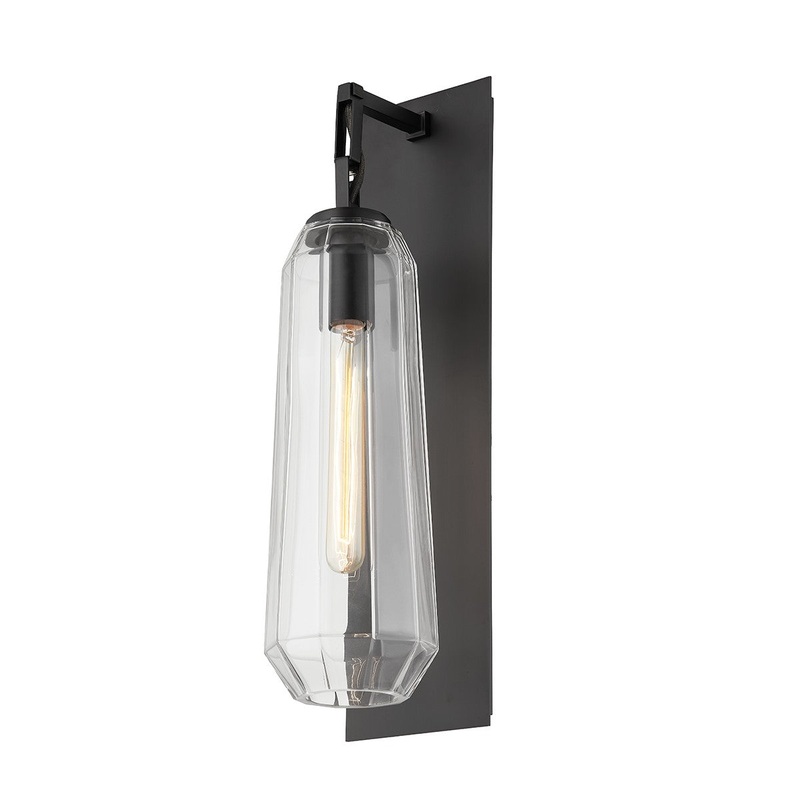 Corbett Lighting 447-19-BBR Copenhagen One Light Wall Sconce Black Brass