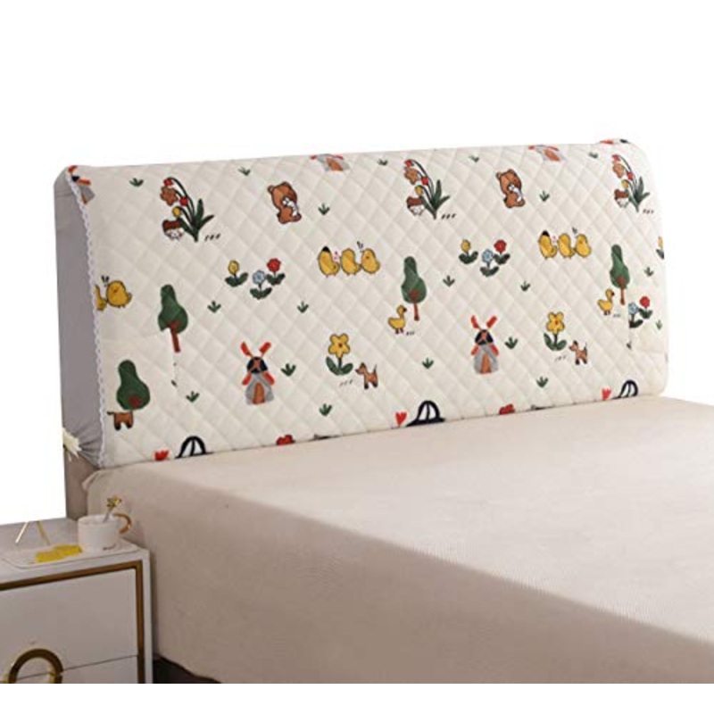 HDGZ Fodera Elastica Protezione Copertura per Testiera per Letto Copri Testata Letto Elastico all-Inclusive Coperchio Europeo Soft Cover Lavabile Testata Letto (Color : K, Size : 120 * 60cm)