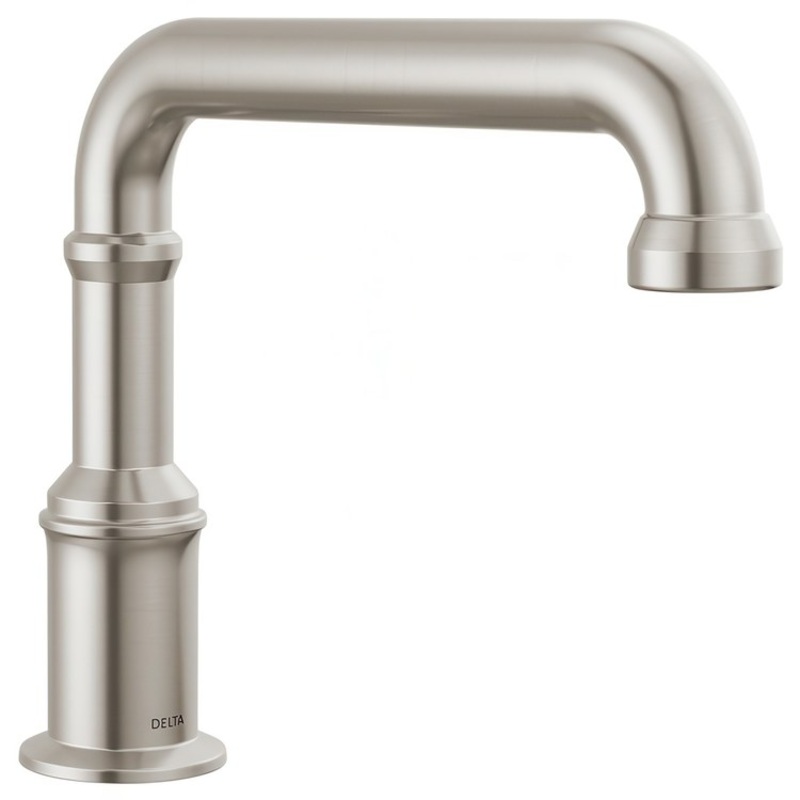 Roman Tub Filler Broderick 8-16 Inch Spread Less Handle Lumicoat Stainless