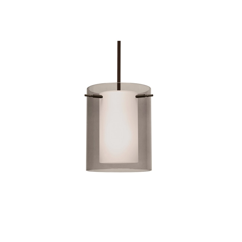 Besa 1TT-S00607-BR Pahu One Light Pendant Bronze