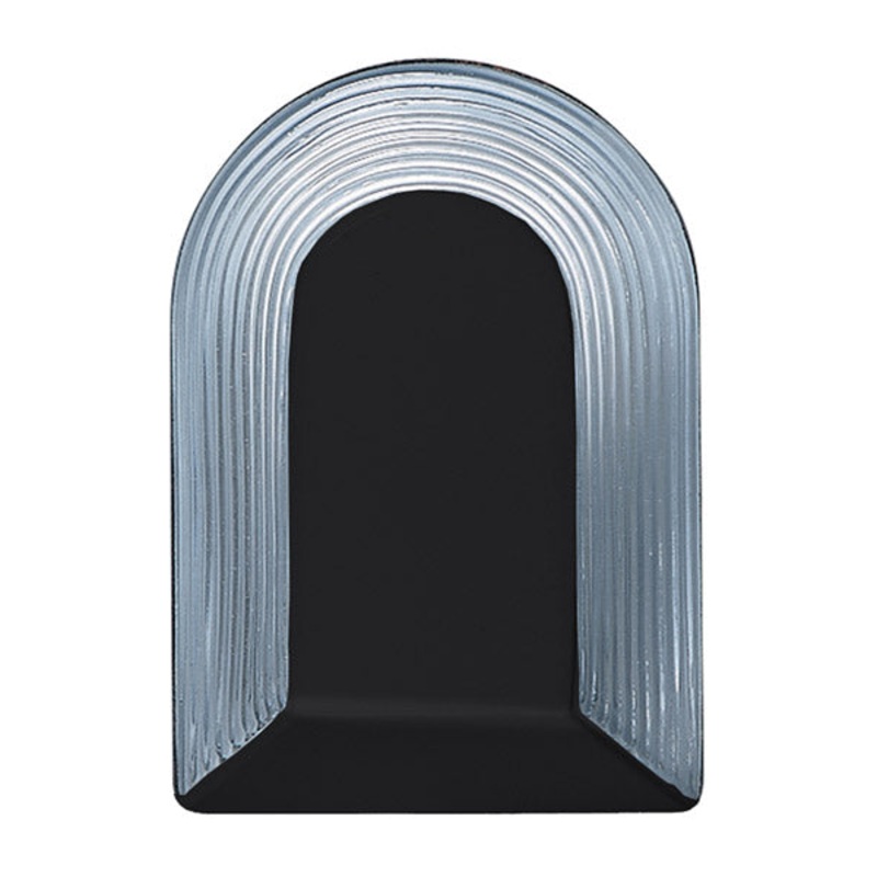 Besa 306257 Costaluz Series One Light Outdoor Wall Sconce Black/Clear