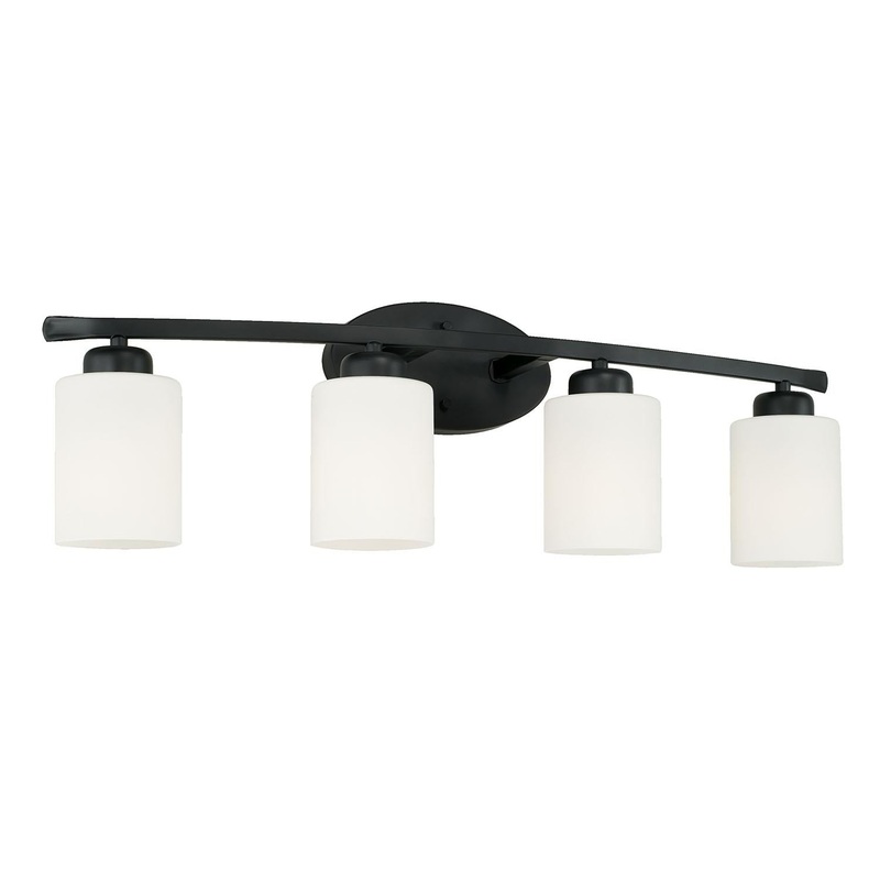 Capital Lighting 115241MB-338 Dixon 4 Light Vanity Matte Black