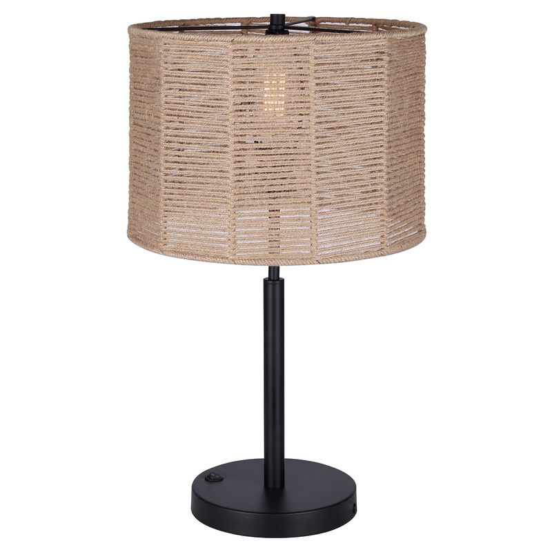 Lano 1-Light Table Lamp Matte Black