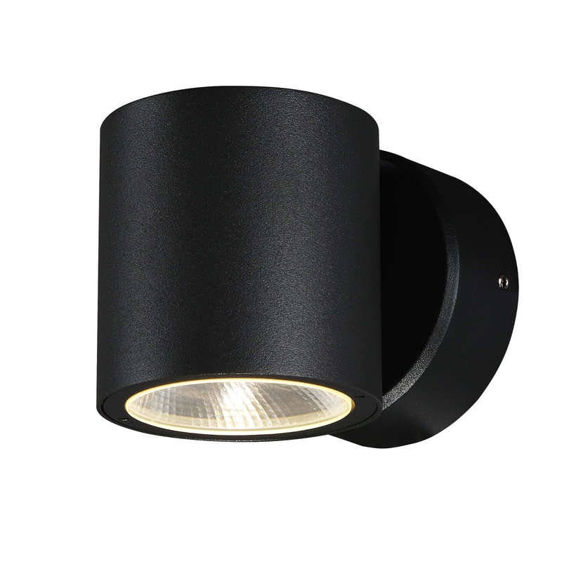 Volume Outdoor LED Wall Mount Black