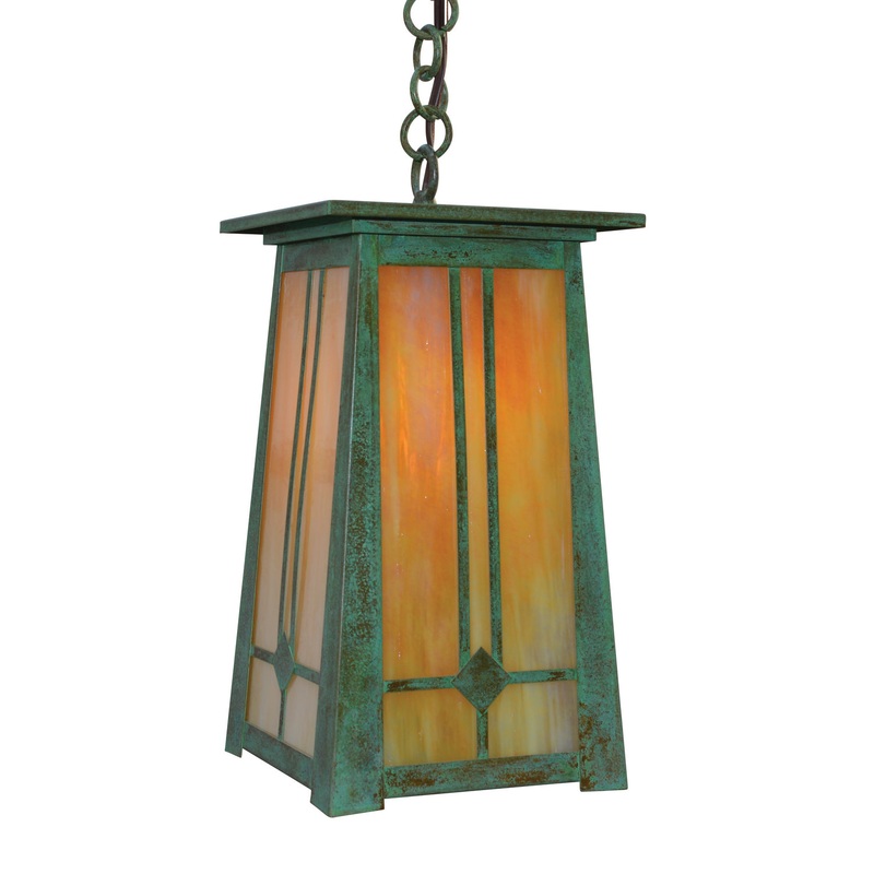 Arroyo ABH-7GW-VP Aberdeen One Light Pendant Verdigris Patina