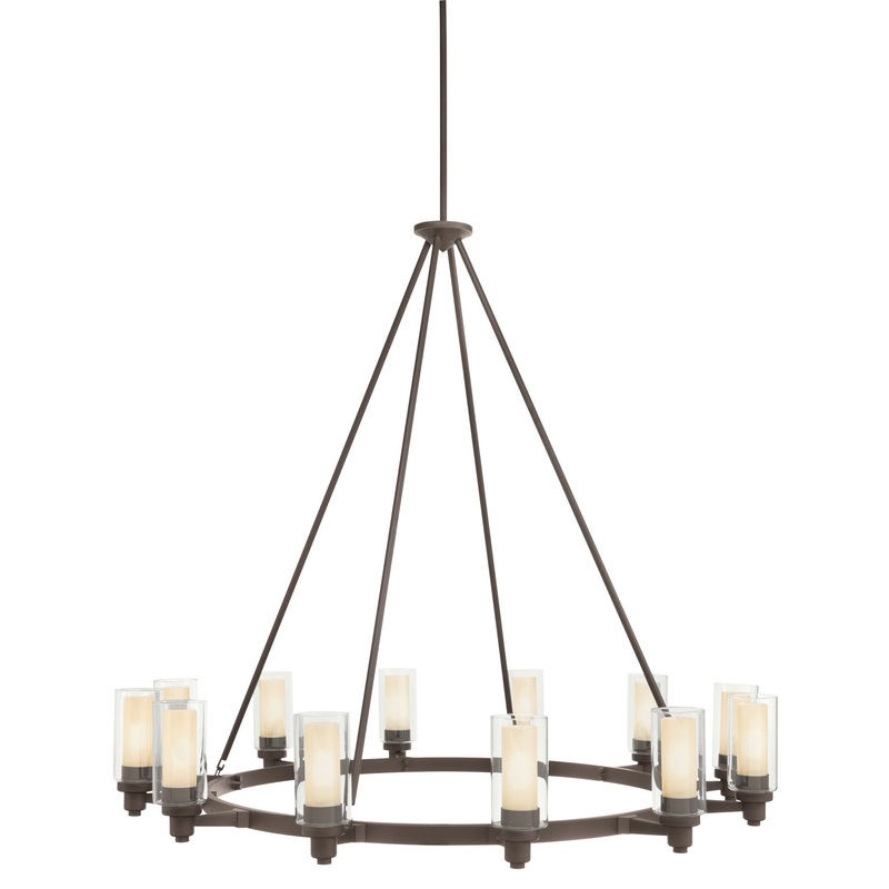 Kichler 2347OZ 12 Light Chandelier, Olde Bronze