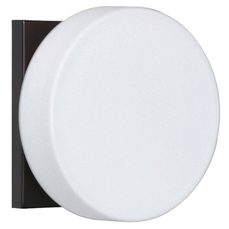 One Light Wall Sconce from the Ciro Collection in Bronze Finish by Besa