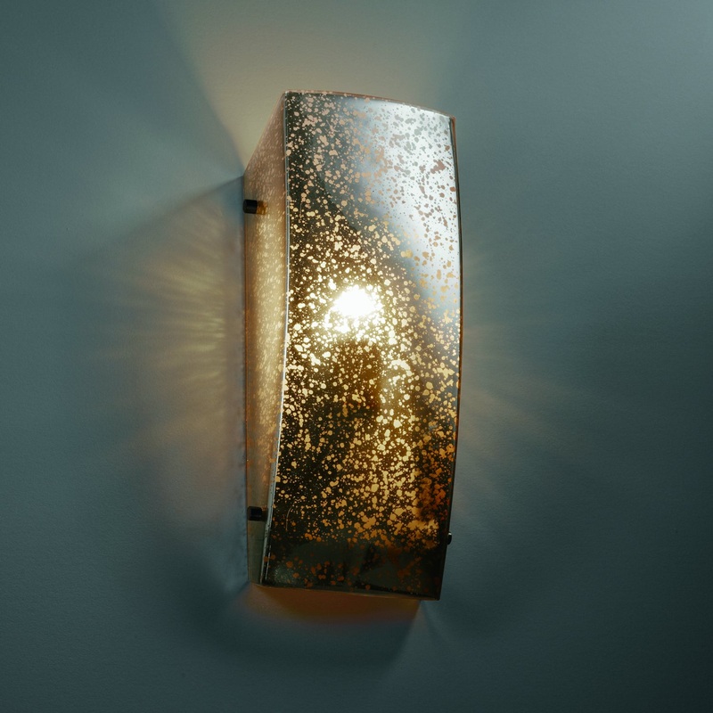 Wall Sconce from the Fusion Collection in Dark Bronze Finish by Justice Designs