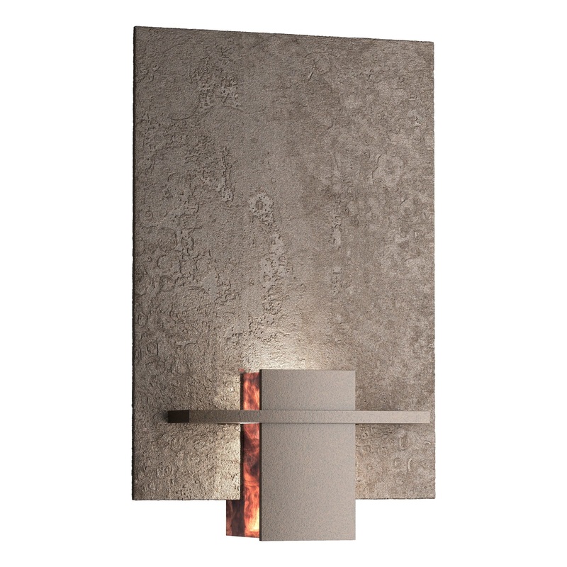 Aperture Sconce Oil Rubbed Bronze Topaz Glass (ZB)
