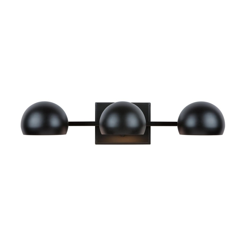Capital Lighting 133131MB Hadley 3 Light Vanity Matte Black