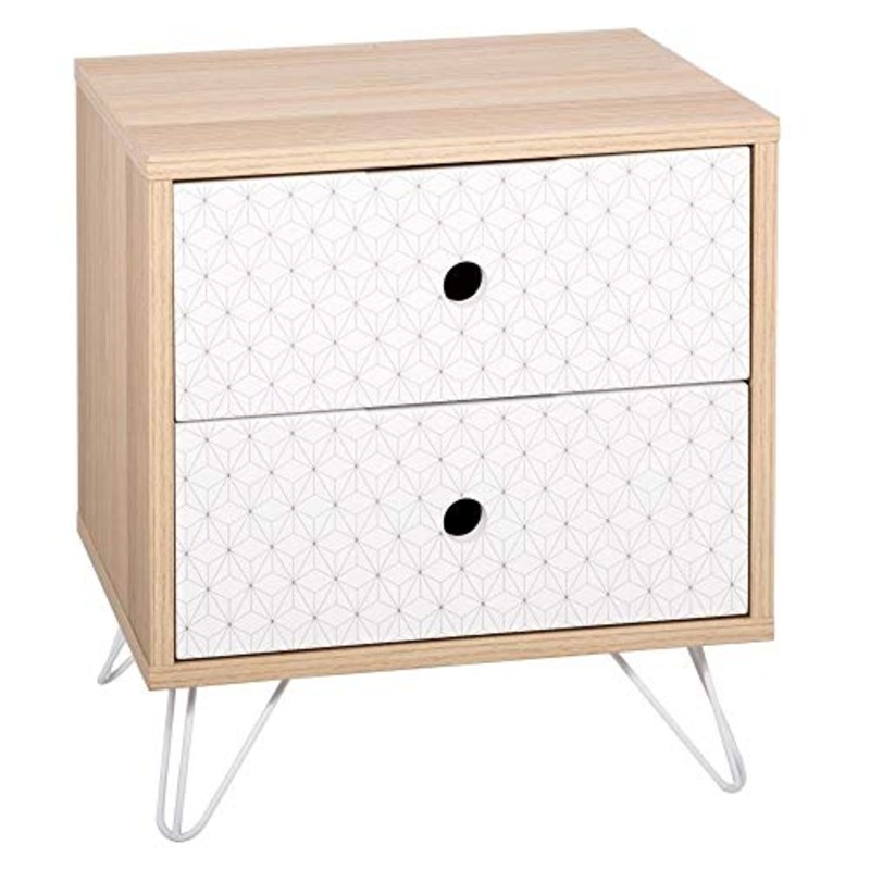 Comodino 2 cassetti “Effy”