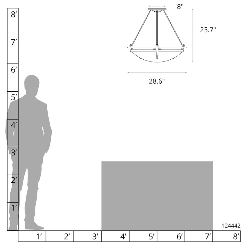 Compass Flush Mount Ink