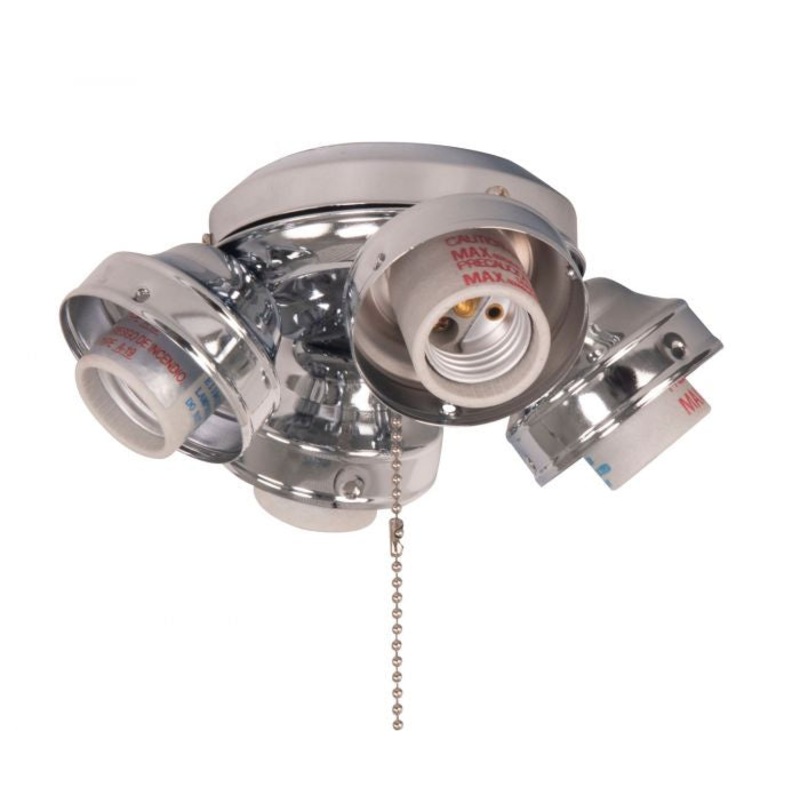 Craftmade F405-CH-LED Universal Four Light Fitter Chrome (Discontinued)