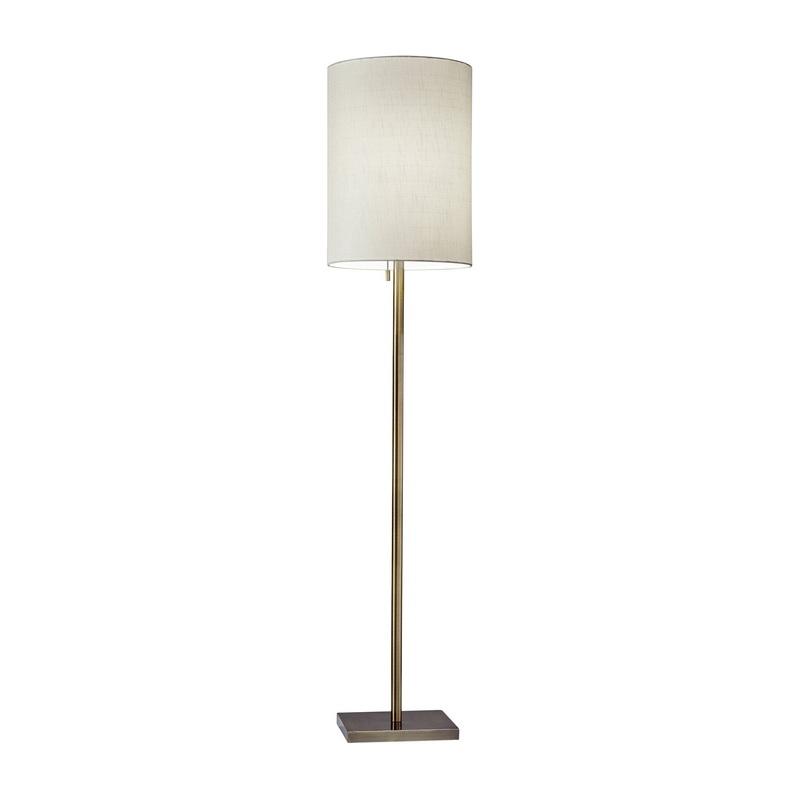 Liam Floor Lamp Antique Brass