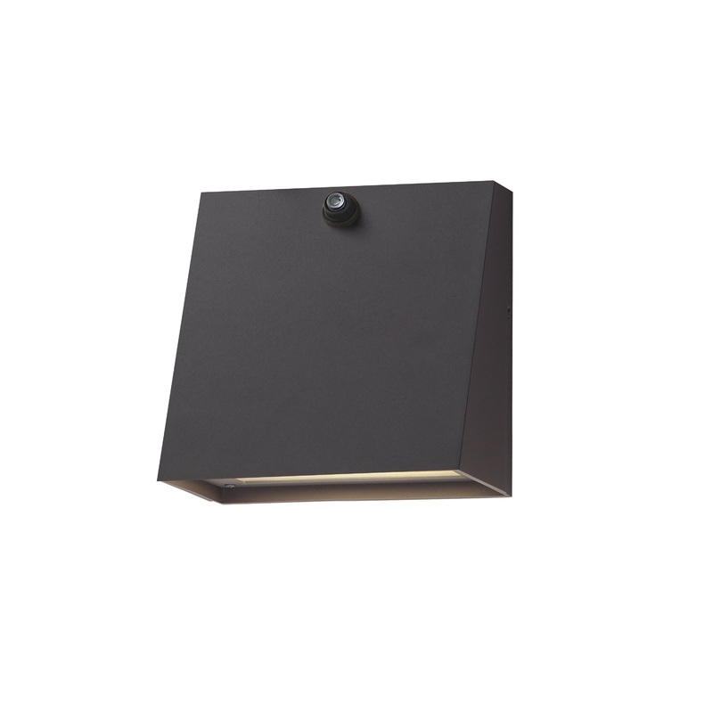 Pathfinder LED Outdoor Wall Sconce Architectural Bronze (with Photocell)