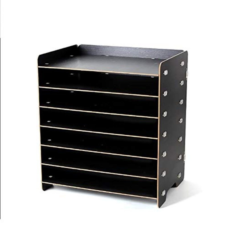 Schedario Classificatore Verticale Cartella del Desktop, Portariviste in Legno Scaffale per Cancelleria A pi Piani, Forniture per Ufficio O Articoli per La Casa (Size : #17)