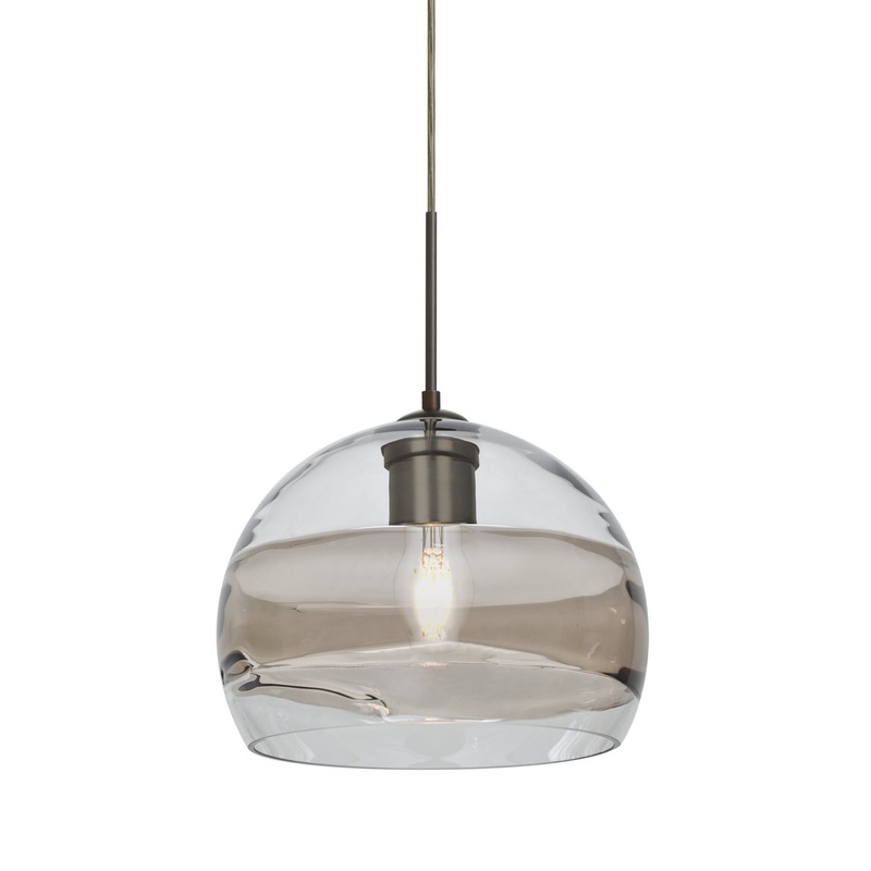 Besa 1JT-SPIR8SC-EDIL-BR Spirit One Light Pendant Bronze