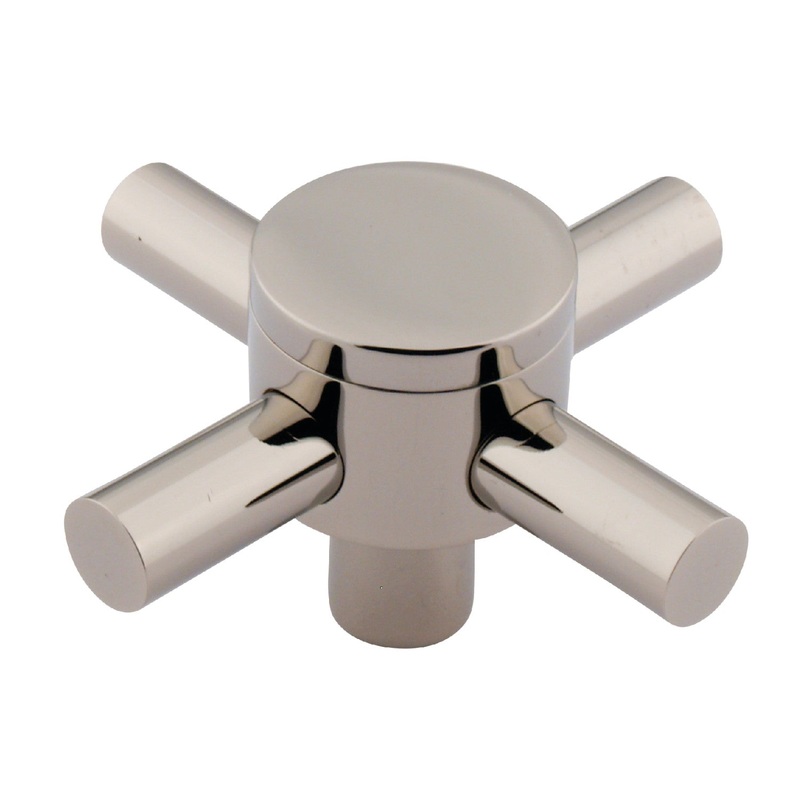KSH2966DX Metal Cross Handle, Polished Nickel