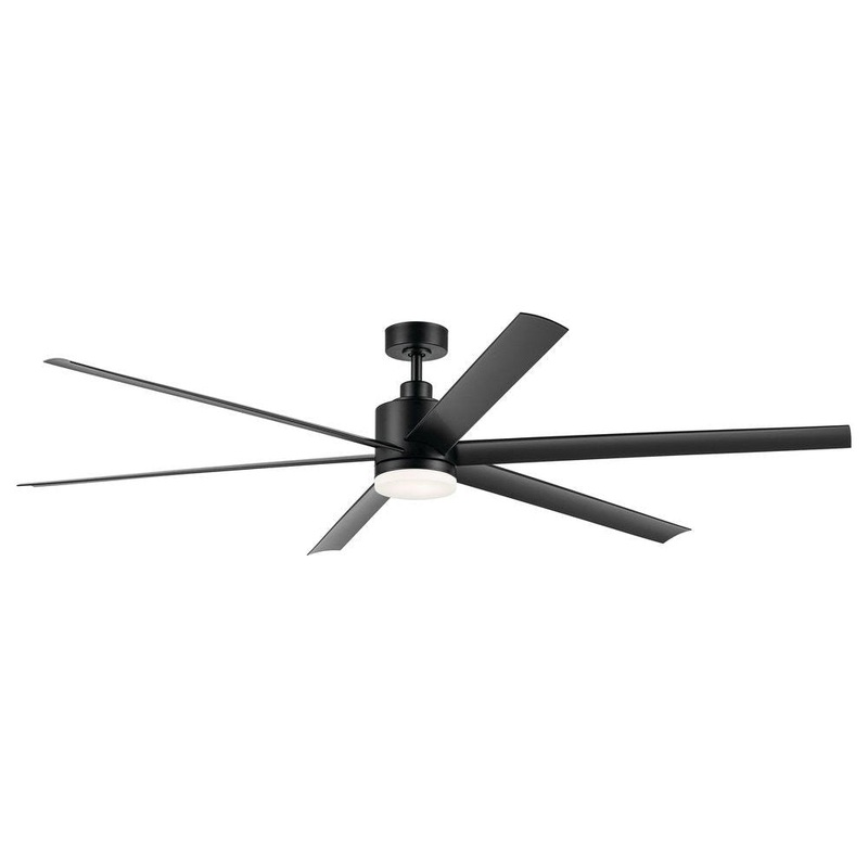 Loa 80″ Ceiling Fan Satin Black