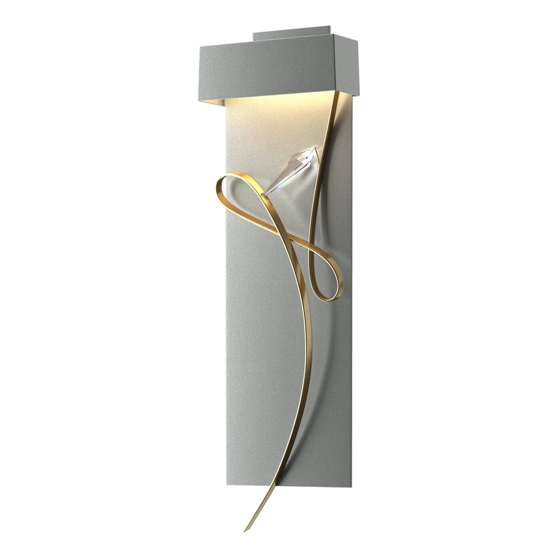 Rhapsody LED Sconce Vintage Platinum Modern Brass