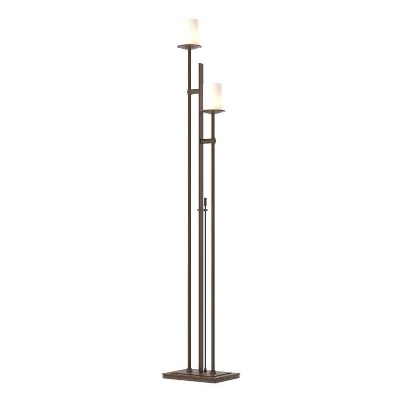 Rook Twin Floor Lamp Bronze