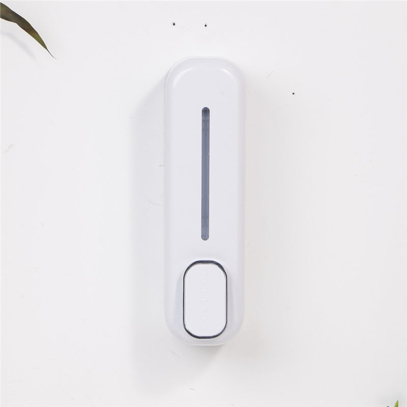 2 Pcs White Modern Wall-Mounted Press Soap Dispenser – 300ml Refillable Pump for Bathroom & Kitchen