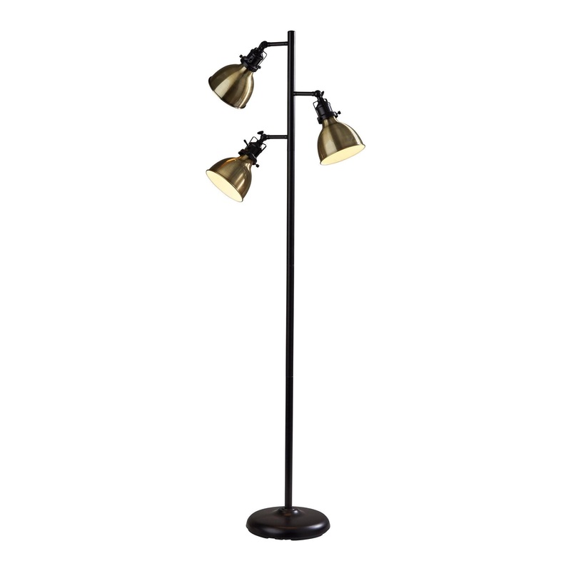 Alden Tree Lamp Antique Bronze & Antique Brass