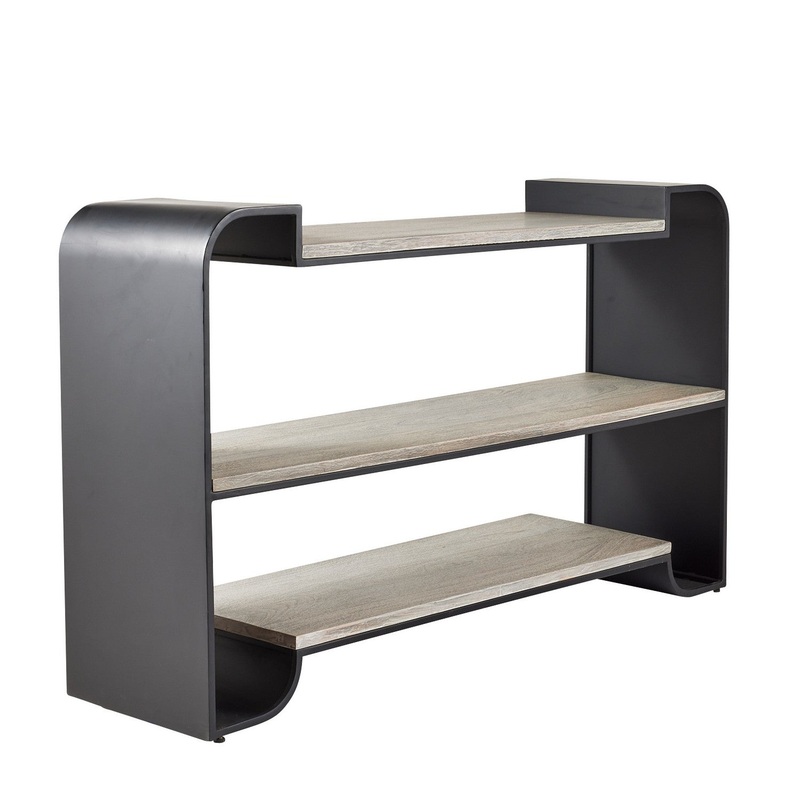 Arteriors FGI04 Epton Bookshelf Smoke/Blackened Bronze