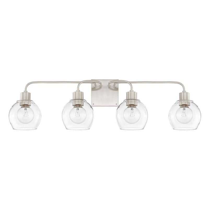 Capital Lighting 120041BN-426 Tanner 4 Light Vanity Brushed Nickel