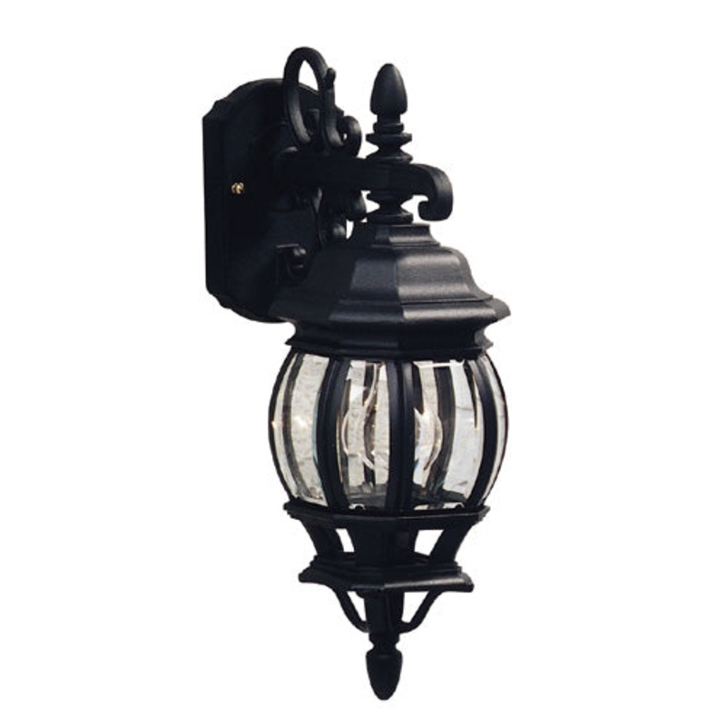 Classico Outdoor Wall Light – Black / 17.50