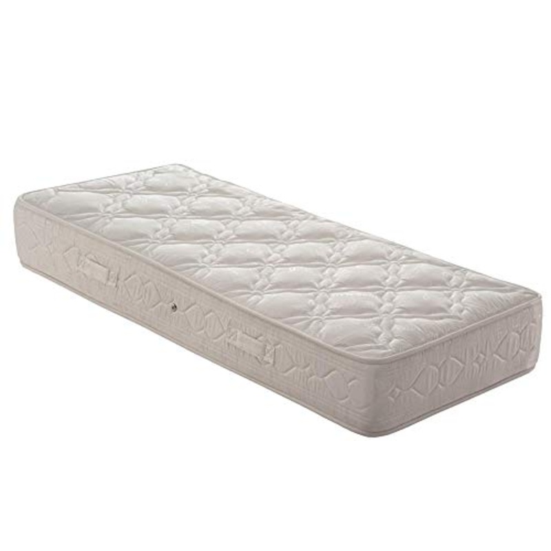 Dormidoro Materasso Waterfoam Singolo 80×190 Alto 18 cm | 100% Cotone Antibatterico Antiacaro | Acquapur Alta Densit | Ergonomico Indeformabile | 4 Stagioni (80×190)