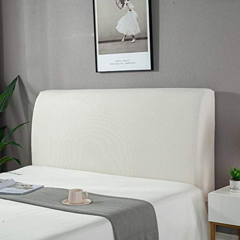Fodera Copri Testata Letto Copertura Testiera Letto Matrimoniale Singolo Elastica per Letto Fodera Protezione Elastico all-Inclusive Coperchio Testata Letto (Color : M, Size : 180-200cm)