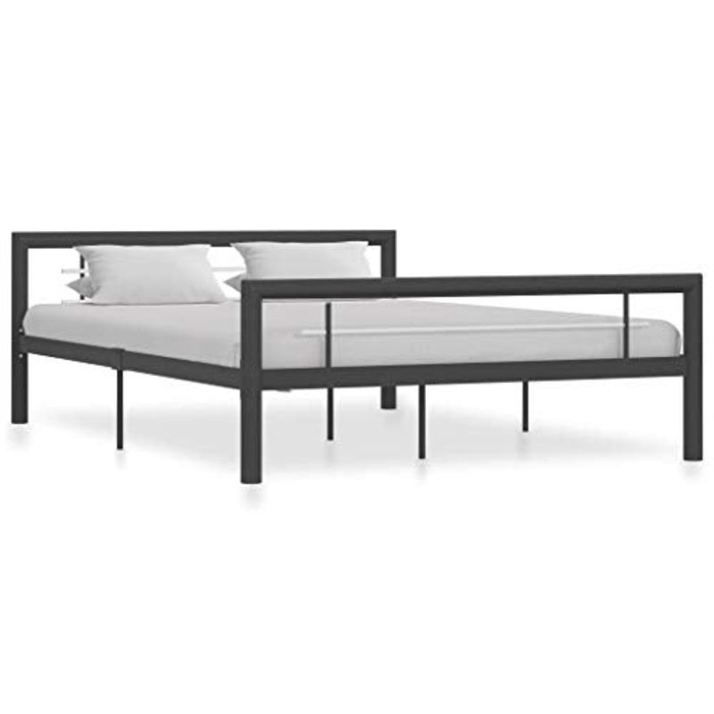 SKM Giroletto Grigio e Bianco in Metallo 160×200 cm