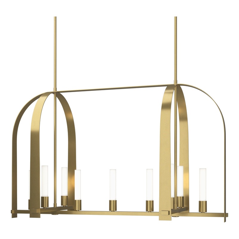 Triomphe 9-Light Linear Pendant Modern Brass