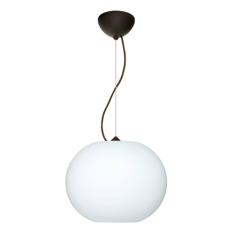 Besa 1KX-477507-LED-BR Jordo One Light Pendant Bronze