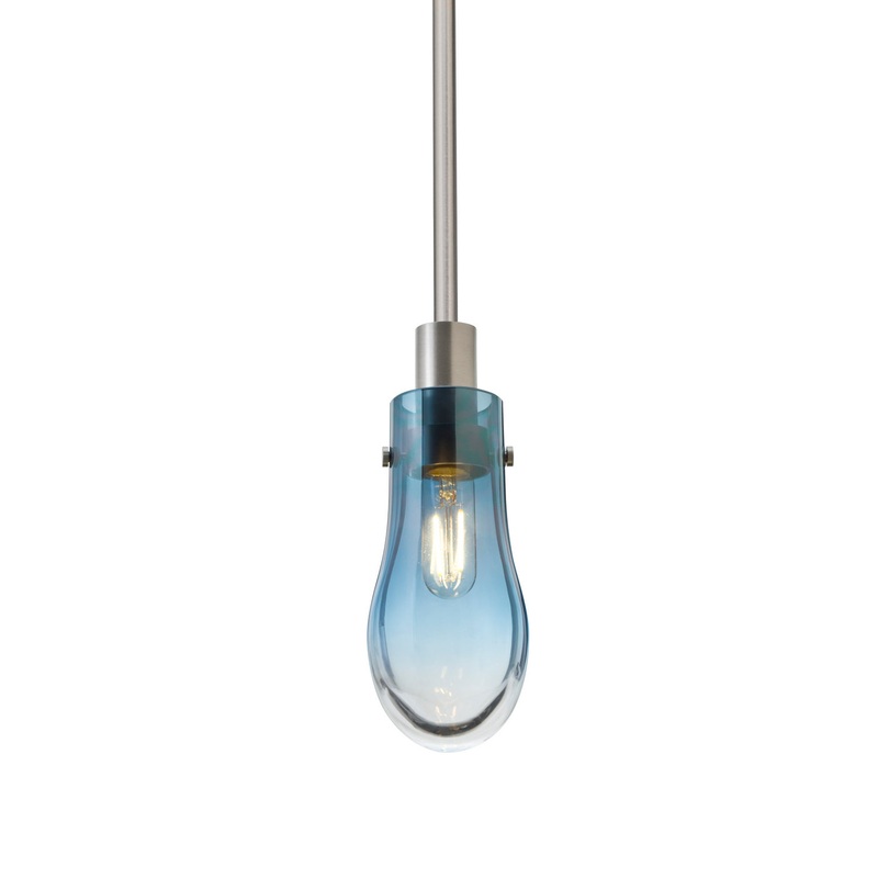 Besa 1TT-WISHBL-SN Wish One Light Pendant Satin Nickel