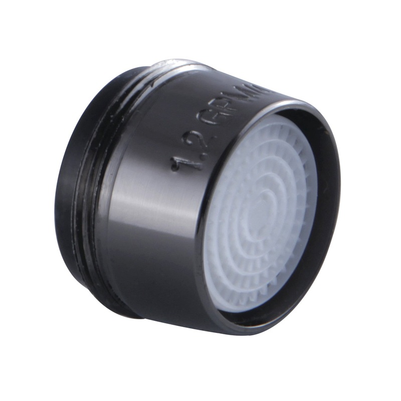 Cal Green Z12NBSA950 Cal Green 1.2 GPM Male Aerator, Black Stainless Steel